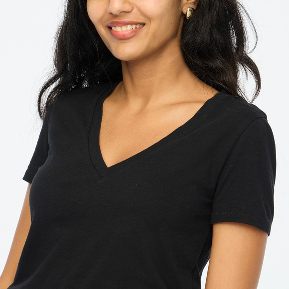 J.Crew Factory Vintage slub cotton V-neck tee XXL - Picture 2 of 6